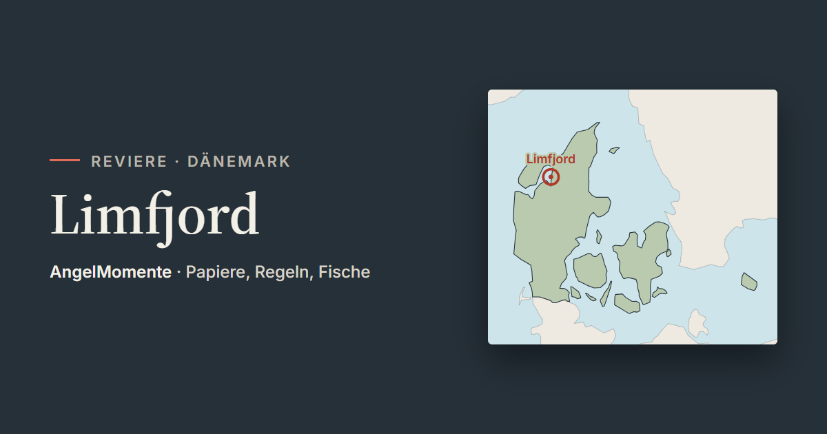 Vorschaubild: Limfjord mit Lagekarte
