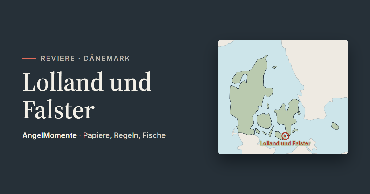 Vorschaubild: Lolland und Falster mit Lagekarte