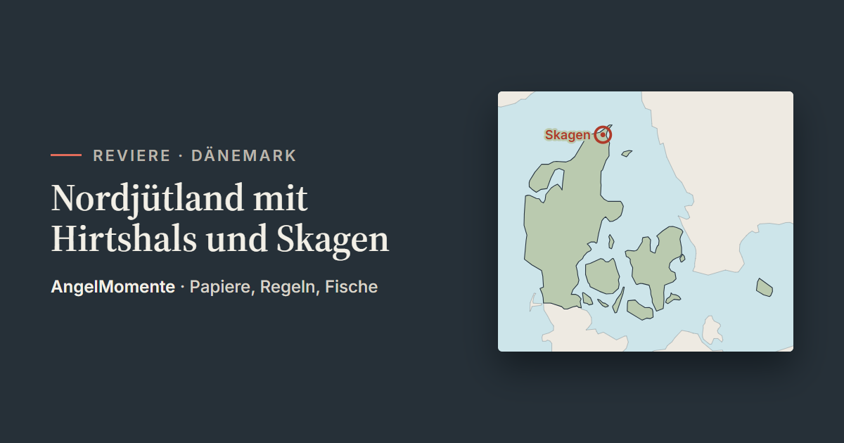 Vorschaubild: Nordjütland mit Hirtshals und Skagen mit Lagekarte