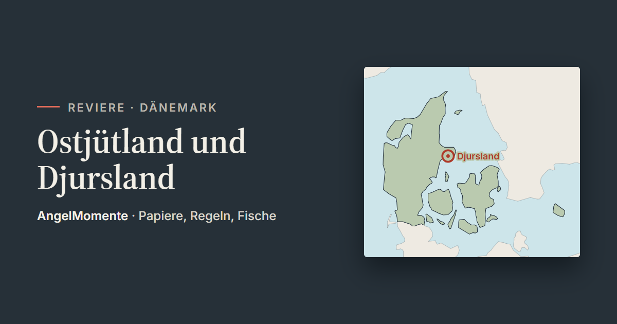 Vorschaubild: Ostjütland und Djursland mit Lagekarte