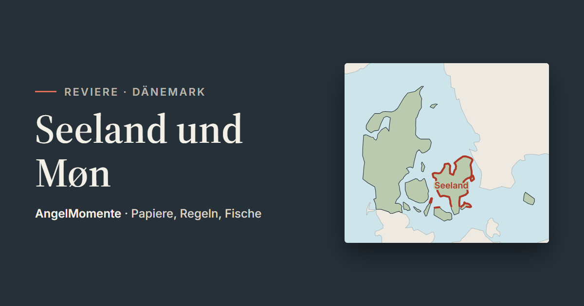 Vorschaubild: Seeland und Møn mit Lagekarte
