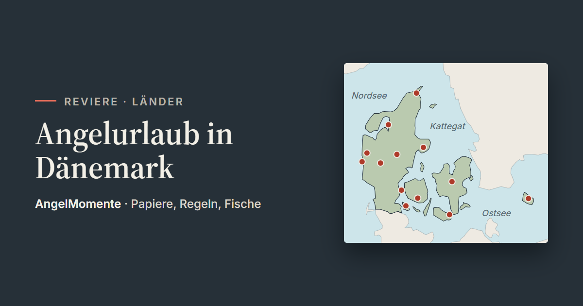 Vorschaubild: Angelurlaub in Dänemark mit Lagekarte