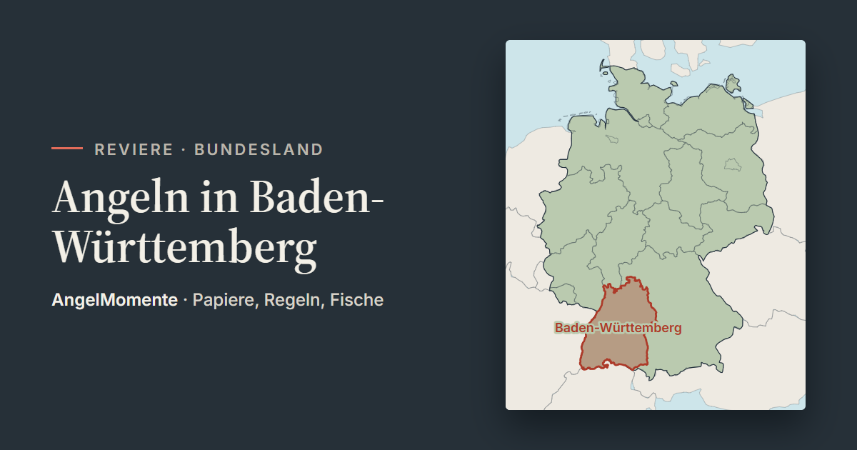 Vorschaubild: Angeln in Baden-Württemberg mit Lagekarte