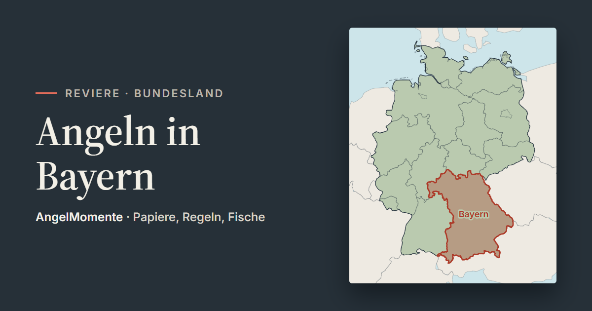 Vorschaubild: Angeln in Bayern mit Lagekarte