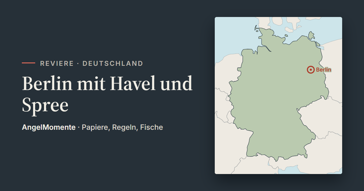 Vorschaubild: Berlin mit Havel und Spree mit Lagekarte