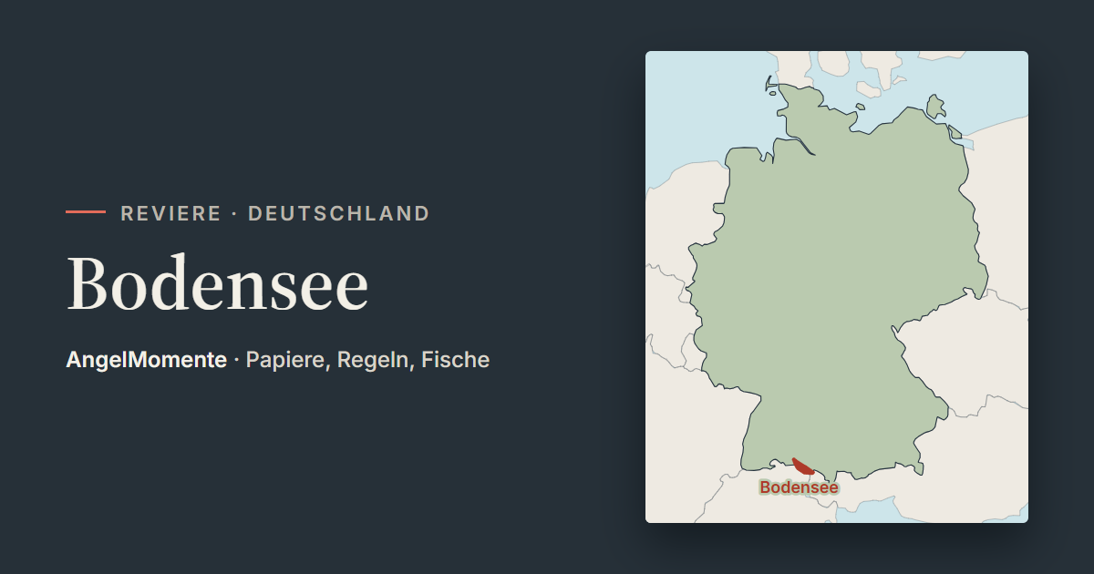 Vorschaubild: Bodensee mit Lagekarte