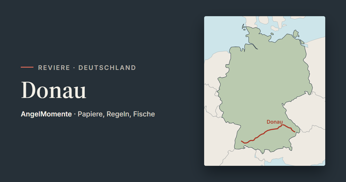 Vorschaubild: Donau mit Lagekarte