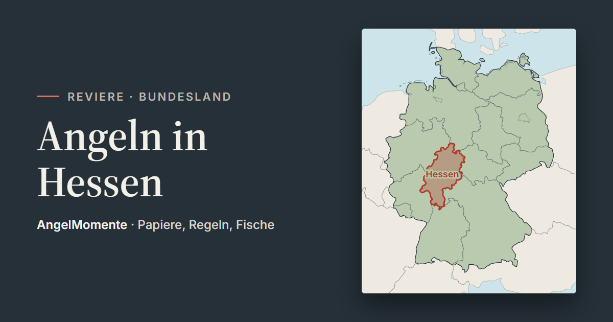 Vorschaubild: Angeln in Hessen mit Lagekarte