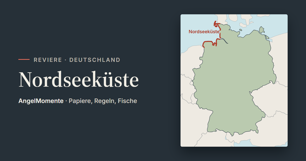 Vorschaubild: Nordseeküste mit Lagekarte