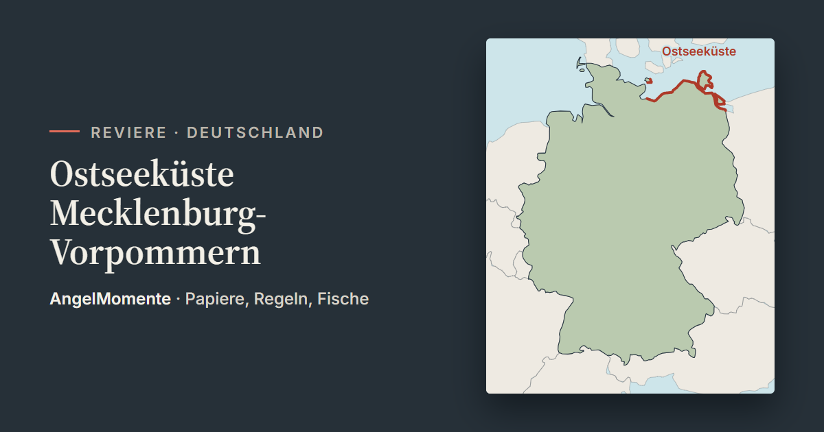 Vorschaubild: Ostseeküste Mecklenburg-Vorpommern mit Lagekarte