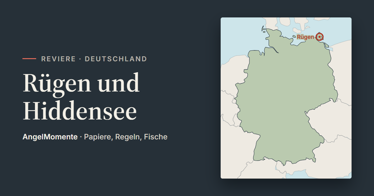 Vorschaubild: Rügen und Hiddensee mit Lagekarte