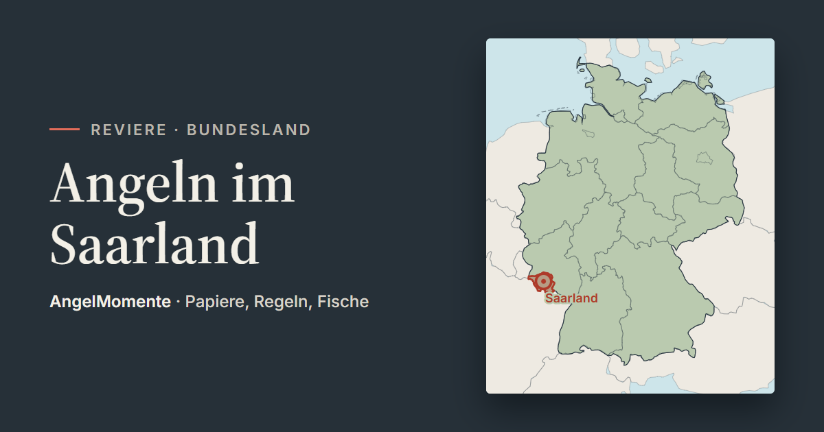 Vorschaubild: Angeln im Saarland mit Lagekarte