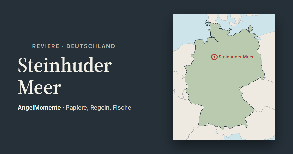 Vorschaubild: Steinhuder Meer mit Lagekarte