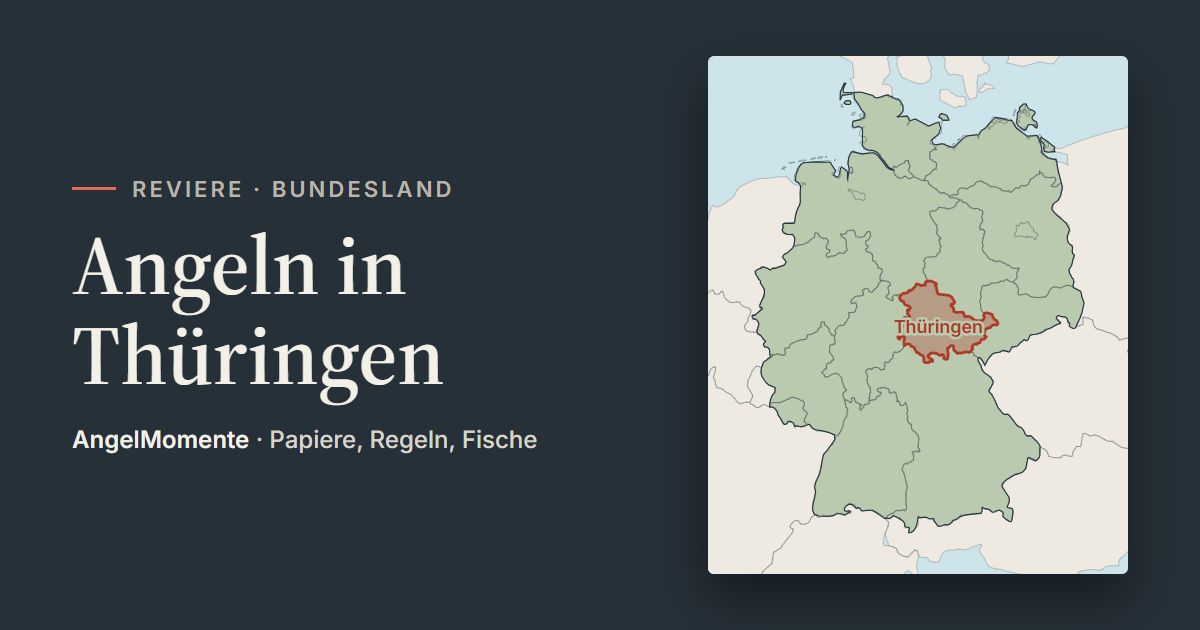 Vorschaubild: Angeln in Thüringen mit Lagekarte