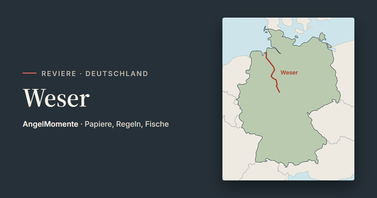 Vorschaubild: Weser mit Lagekarte