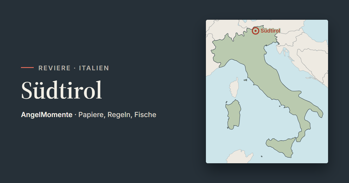 Vorschaubild: Südtirol mit Lagekarte