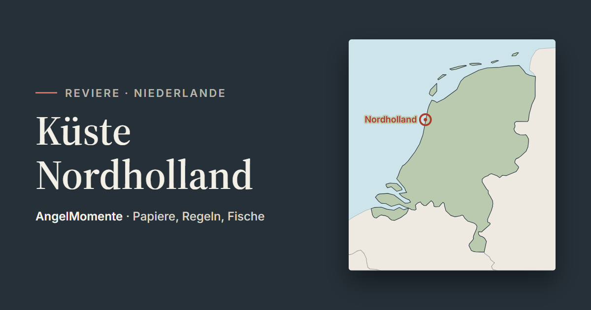 Vorschaubild: Küste Nordholland mit Lagekarte