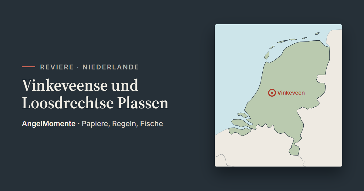 Vorschaubild: Vinkeveense und Loosdrechtse Plassen mit Lagekarte