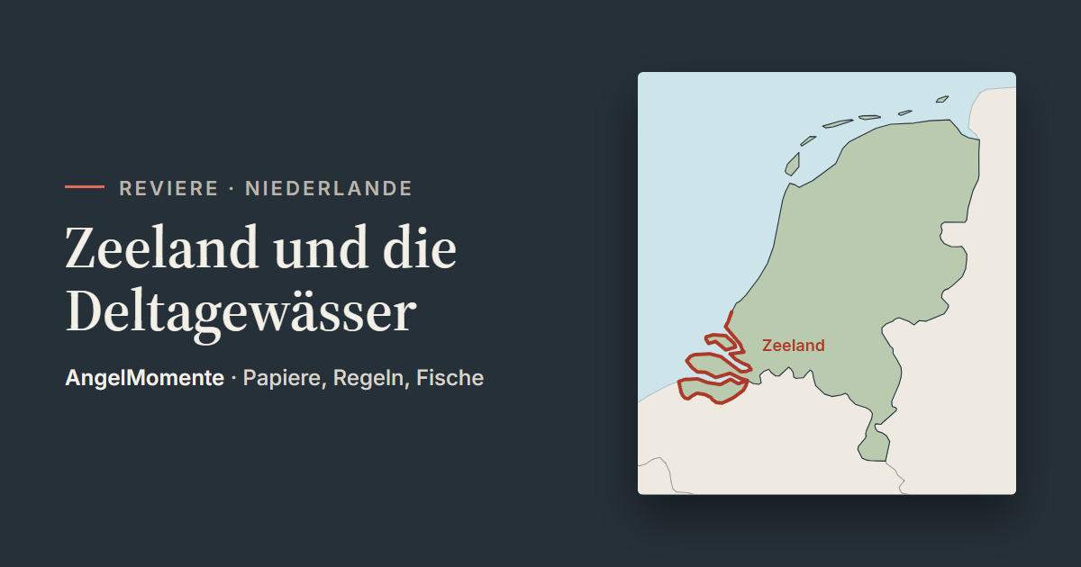 Vorschaubild: Zeeland und die Deltagewässer mit Lagekarte
