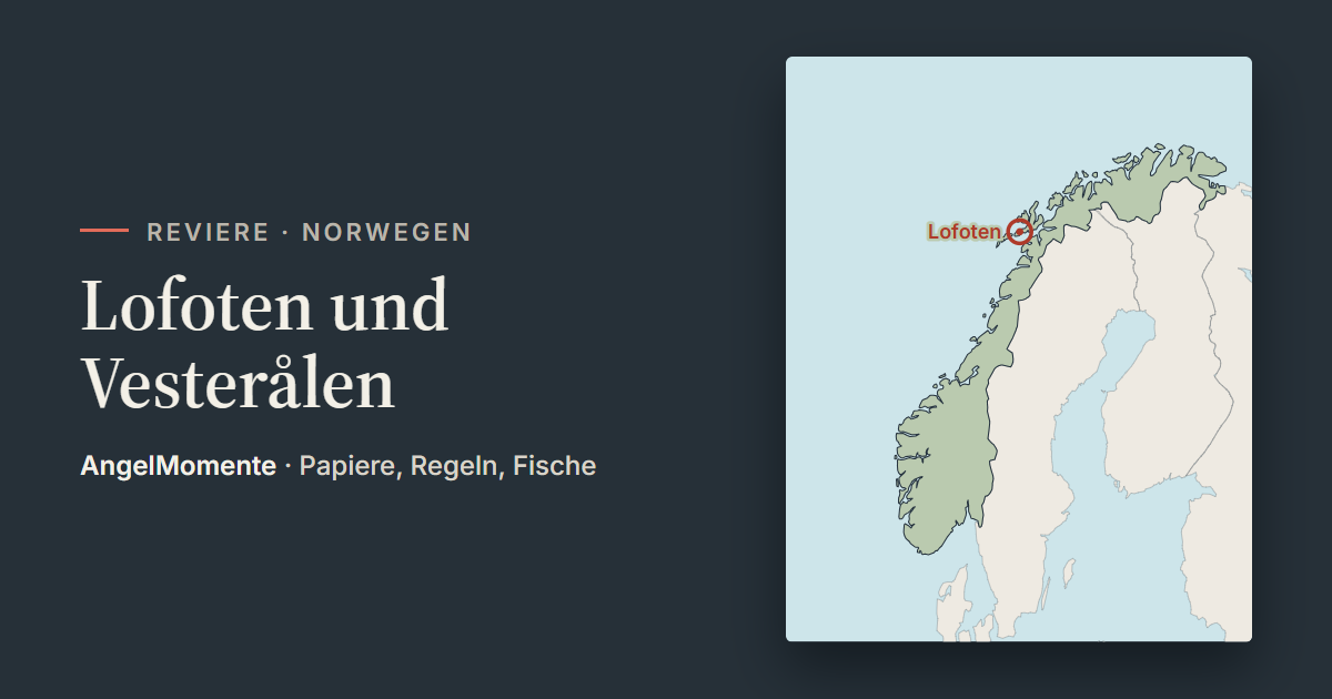 Vorschaubild: Lofoten und Vesterålen mit Lagekarte