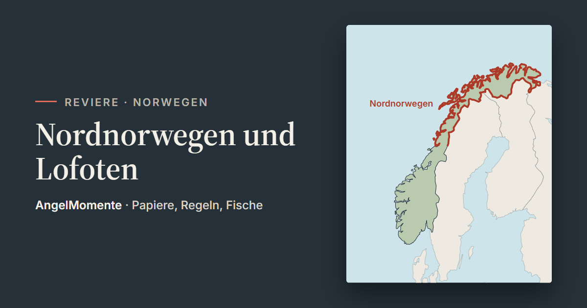 Vorschaubild: Nordnorwegen und Lofoten mit Lagekarte