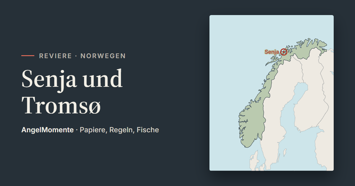 Vorschaubild: Senja und Tromsø mit Lagekarte