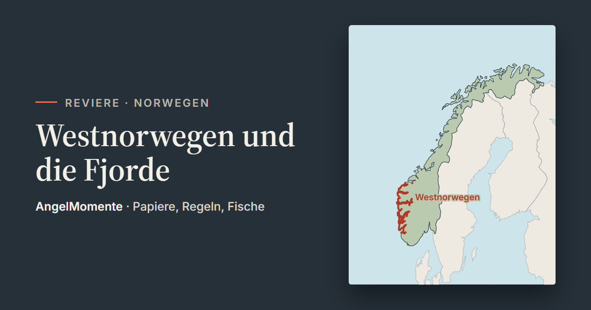 Vorschaubild: Westnorwegen und die Fjorde mit Lagekarte