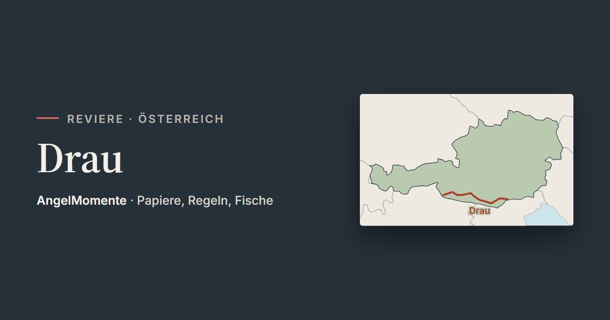 Vorschaubild: Drau mit Lagekarte