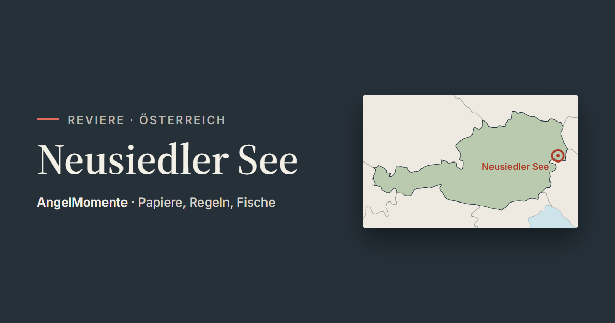 Vorschaubild: Neusiedler See mit Lagekarte