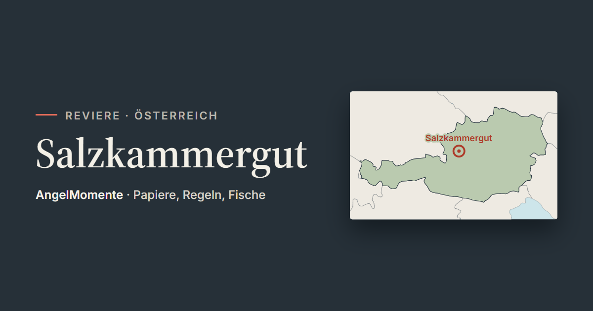 Vorschaubild: Salzkammergut mit Lagekarte