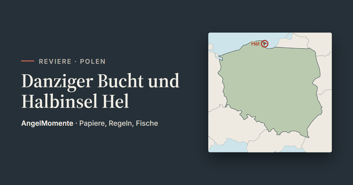 Vorschaubild: Danziger Bucht und Halbinsel Hel mit Lagekarte