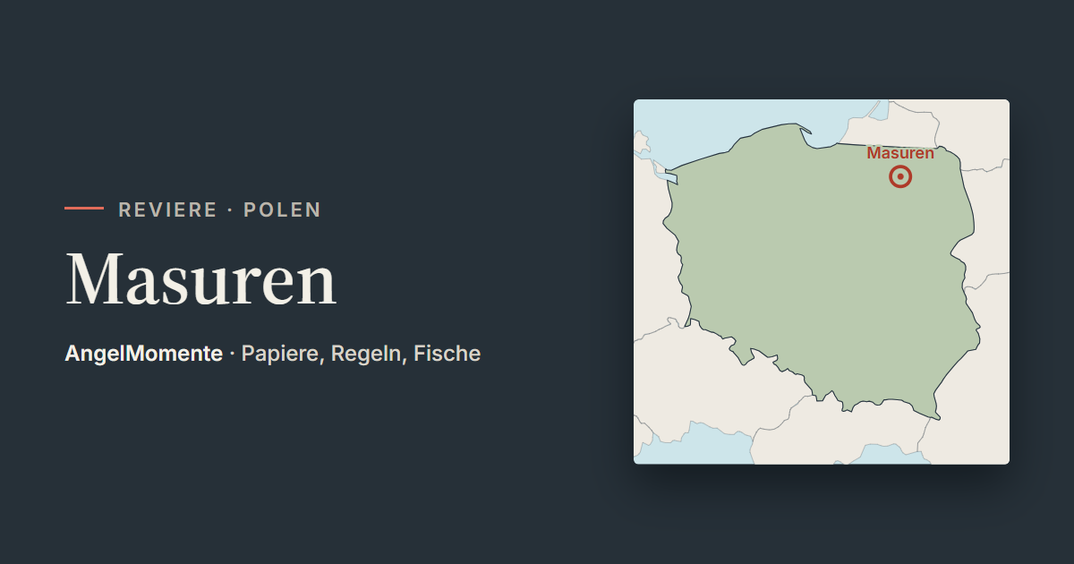 Vorschaubild: Masuren mit Lagekarte