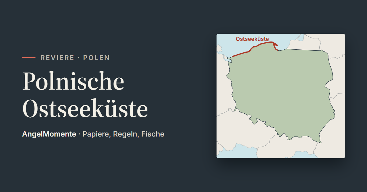 Vorschaubild: Polnische Ostseeküste mit Lagekarte