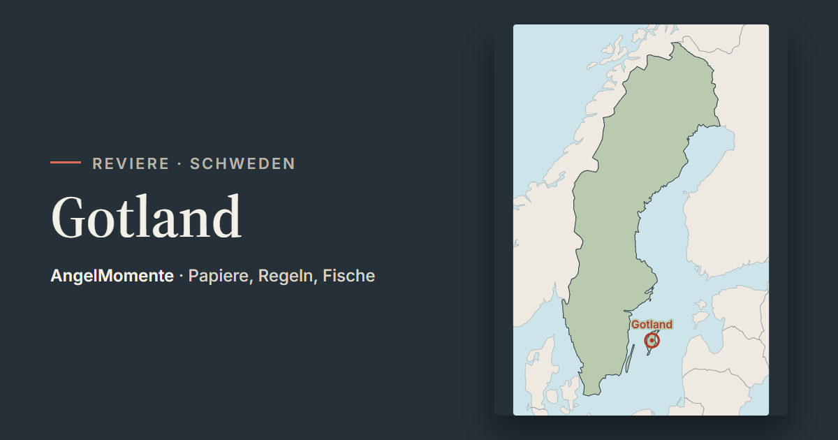 Vorschaubild: Gotland mit Lagekarte