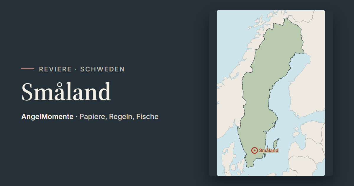 Vorschaubild: Småland mit Lagekarte